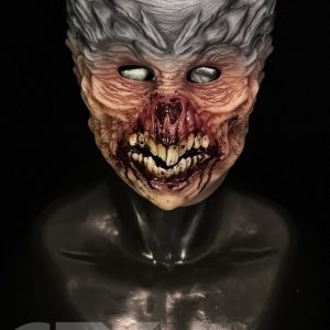 Aamon Head Only Silicone Mask (Fleshbound with Blood)