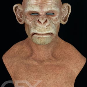 Ape Man Silicone Mask (Red Ape)