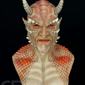 Belial The Demon Silicone Mask (Bearded Dragon)