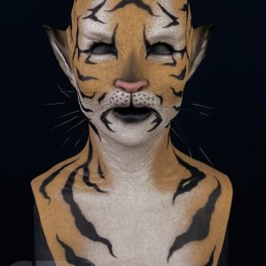 Bast the Cat Silicone Mask (Tigress w/ whiskers)