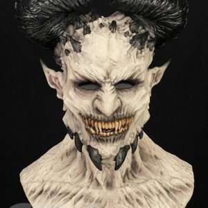 Asmodeus the Demon King Silicone Mask (Bone)