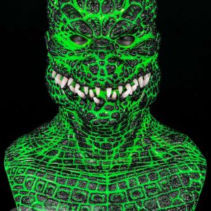 Bayou Brutus Silicone Mask (Toxic UV Green)