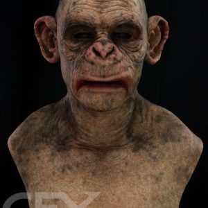 Ape Man Silicone Mask (Light Chimpanzee)