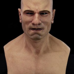 Arnold Silicone Mask (Caucasian w/ Brows)