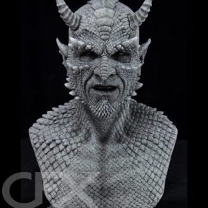 Belial The Demon Silicone Mask (Granite)